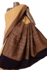 Pure Handloom Zari Butta Banarasi Crepe Silk Saree